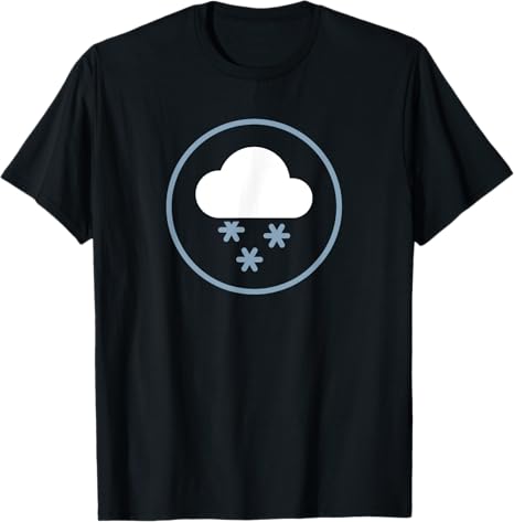 Weather Themed Unisex T-Shirt - Snowstorm